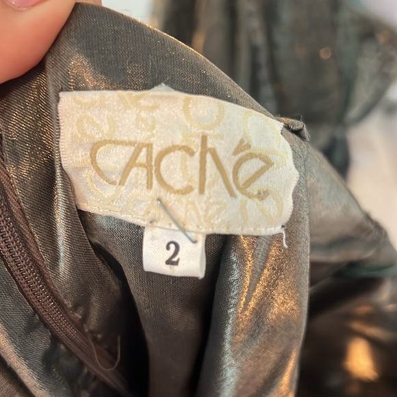 Cache Beaded Vintage Gown Y2K - Picture 6 of 8